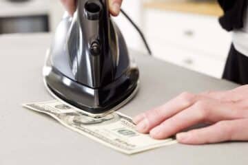 How to Iron Money to Help Your Bills Looking Crisp and New